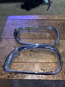 01-05 BMW E46 325i 325xi 330i 330xi Front Hood Upper Kidney Grille Set OEM - Picture 1 of 8