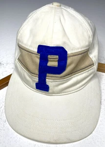 Polo Sport Ralph Lauren Baseball P Wing Hat Cap Stripe RrL White Blue Preppy OG - Picture 1 of 3