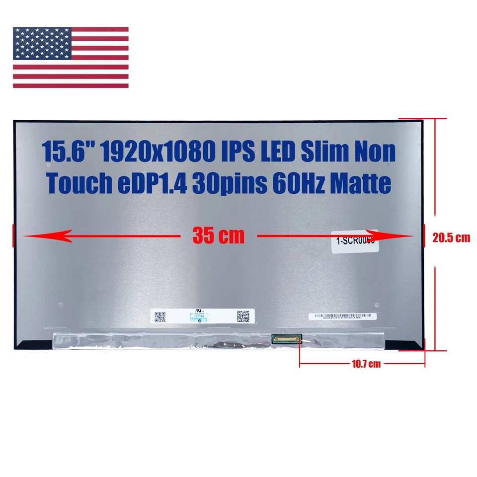 New Laptop Screen for HP M23560-001 M35811-001 L73065-3D3 L73066-JD2 N06893-001 - Image 1 of 4