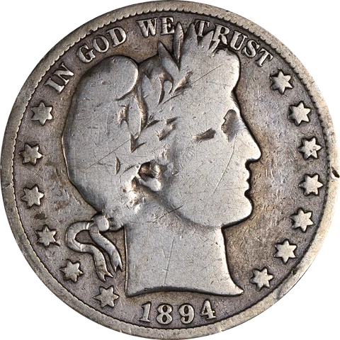 1894-S Barber Half Dollar Great Deals From The Executive Coin Company Cover