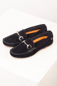 Ladies Country Suede Leather Snaffle Loafers Women's Summer Equestrian Rydale - Picture 1 of 3