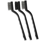 6* Steel Brush Set Small Cleaning Brushes Wire Rust Sparks Wheels Scrub 180mm I