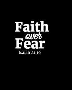 Faith Over Fear Decal Religious Decal Oracal 651 Approx 4 x 6 in - Picture 1 of 4
