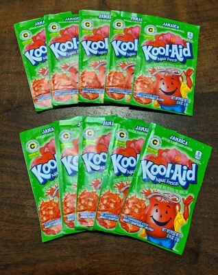 Kool-Aid Drink Mix Jamaica 10 Count packet Rare BB:JAN/27/21 - Image 1 of 3
