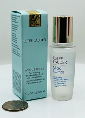 Loción de tratamiento activador de la piel Estee Lauder Micro Essence 0,5 oz / 15 ml nueva en caja Foto 1 de 4