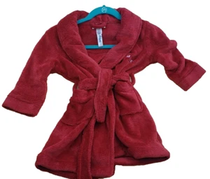 Pottery Barn Kids Red Robe "Danny" Size Small NWOT Fluffy Cozy - Picture 1 of 7