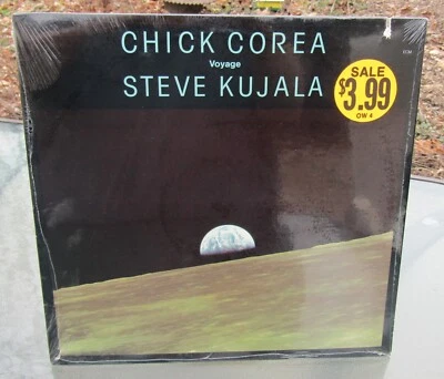 1985 ECM Records Chick Corea Steve Kujala VOYAGE Album #ECM 1282 UNUSED Sealed - Image 1 of 2