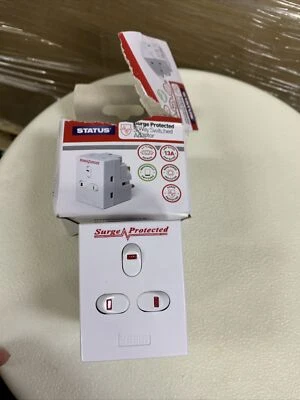 Status - Surge Protected 3 Way Switched Adaptor - - Image 1 of 4