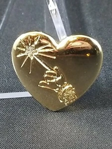 The Variety Club Gold Heart  Pin Disney Mickey Mouse Hand Sorcerer Arm & Wand - Picture 1 of 2