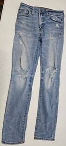 American Eagle Next Level Flex Skinny Jeans Herren Größe 29x32 Distressed Löcher - Bild 1 von 10