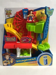 Disney Fisher-Price IMAGINEXT CARNIVAL Toy Story 4  Playset Pixar Sheriff Woody  - Picture 1 of 4