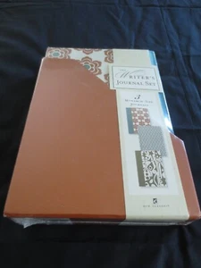 JUEGO DIARIO DEL ESCRITOR NUEVO EN PAQUETE - 3 REVISTAS tamaño monarca en estuche de diseñador - Imagen 1 de 5