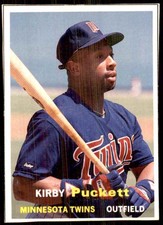 1990 SCD Baseball Card Price Guide Monthly Insert Card Kirby Puckett #23
