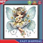 5D DIY Partial Special Shaped Drill Diamond Painting Daffodil Pixie Girl 30x30cm