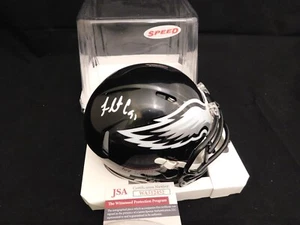 FLETCHER COX Signed Philadelphia Eagles Black Alternative Mini Helmet JSA COA - Picture 1 of 1