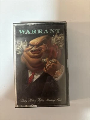 Dirty Rotten Filthy Stinking Rich by Warrant (Cassette, Jan-1989, Columbia) - Image 1 of 4