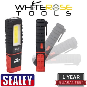 Sealey LED Twist wiederaufladbare Inspektion Arbeitsleuchte 5W COB & 1W SMD - Bild 1 von 12
