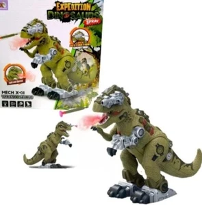 Spray DINOSAUR Tyrannosaurus Rex Full Electric Action Walking Girls Boys Toys - Picture 1 of 6