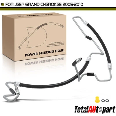 New Power Steering Pressure Line Hose Assembly for Jeep Grand Cherokee 2005-2010 - Image 1 of 4