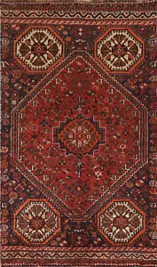 Tribal Geometric Abadeh Accent Rug 3x6 Wool Hand-knotted Traditional Carpet - Picture 1 of 21