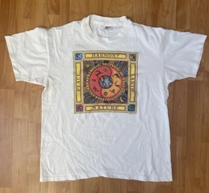 Vintage Human-I-Tees Tshirt Harmonie Frieden Erde Einzelnaht 90er weiß XL Amboss - Bild 1 von 15