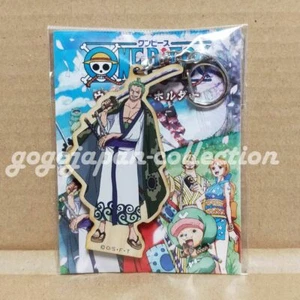 ONE PIECE WA NO KUNI WOOD KEY CHAIN ZORO [Official item] - Picture 1 of 2
