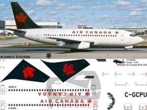 V1 Decals Boeing 737-200 Air Canda for 1/144 Airfix Model Airplane Kit V1D0425 - Picture 1 of 8