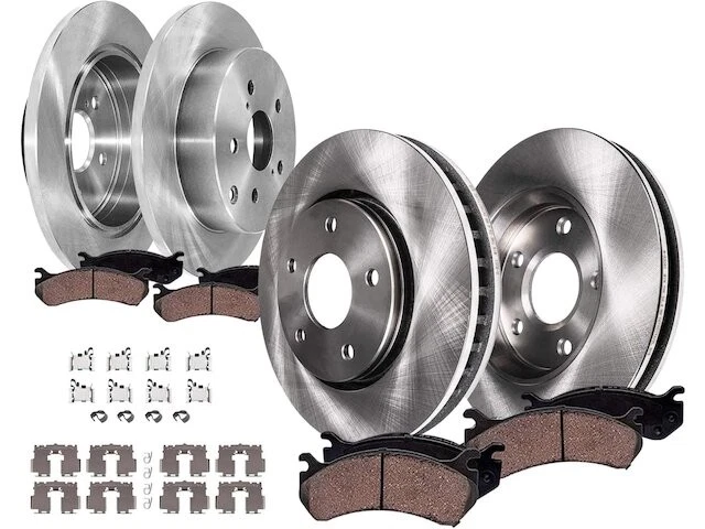 Front and Rear Brake Pad and Rotor Kit For 18-21 Toyota Camry LE SE L FWD GS76D5 Foto 1 de 1