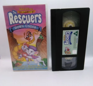 Disney The Rescuers Down Under VHS Classic Animated Film Kids Family - Picture 1 of 7