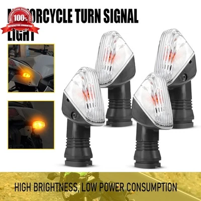 4PCS Front+Rear Turn Signal Indicator Light For KAWASAKI Z750 Z1000 2007-2009 - Image 1 of 4