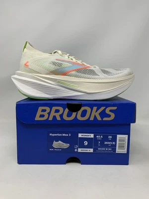 Women's Brooks Hyperion Max 3, Coconut/Green Gecko/Pink Clay, 9 B Medium - Image 1 of 4