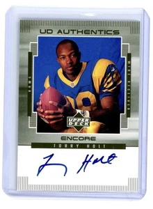 1999 Upper Deck Encore UD Authentics Torry Holt Rookie On Card Autograph Auto - Picture 1 of 2