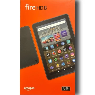 Amazon fire HD 8 TABLET 12. Generation 32GB 8 Zoll-Full-HD-Display schwarz - Bild 1 von 2