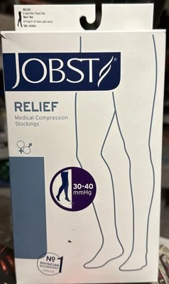 BRAND NEW BLACK JOBST compression socks 30-40 XL - Image 1 of 4