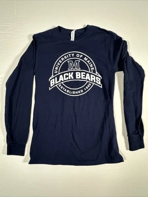 University Of Maine Black Bears 1865 Blue Long Sleeve Shirt Size Small - Image 1 of 4