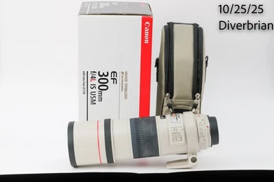 Canon EF 300mm F/4 L IS USM Lens - Image 1 of 4