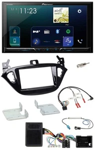 Pioneer Lenkrad Bluetooth USB 2DIN DAB Autoradio für Opel Adam ab 2013 Corsa E - Bild 1 von 12