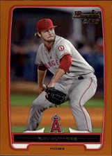 2012 Bowman Draft Draft Picks Orange Baseball Card #BDPP46 R.J. Alvarez /250 