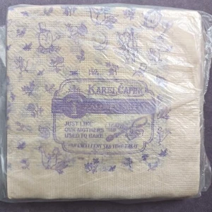 *RARE* Paper Napkins Karel Capek Teatime Shop ANIMALS 40-count 25cm Cocktail - Picture 1 of 4