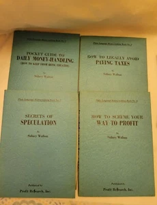 1961 Geld verdienen Bücher #2, 4, 5, 7. Von Sidney Walton Wie man legal vermeidet... - Bild 1 von 6