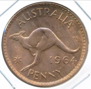 Australia 1964(m) One Penny 1d Elizabeth II - Gem Uncirculated - Picture 1 of 3