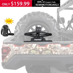 UTV Spare Tire Carrier Mount Bracket for Polaris Ranger 500 570 900 1000 XP Crew - Picture 1 of 13