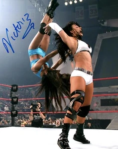 Victoria Signed WWF Wrestling Promo Photo Wrestler Women Champion WWE Raw 6 - Picture 1 of 2