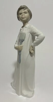 Vintage Adorable NAO LLADRO Boy With Attitude Porcelain Figurine - image 1 of 4