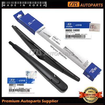 ⭐⭐⭐⭐⭐ GENUINE REAR Wiper Arm & Blade for 2010-2017 Hyundai Tucson OEM 988111H000 Foto 1 de 4