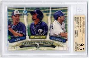 2018 Bowman Chrome Fernando Tatis Jr. Superfractor 1/1 BGS 9.5 w/10 GEM MINT - Picture 1 of 1