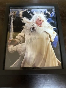 Ian McKellen Signed Gandalf 8x10 Photo w/ COA Framed LOTR Lord of the Rings - Picture 1 of 11