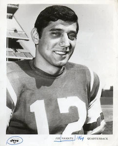 JOE NAMATH & MATT SNELL VOM NY JETS TEAM HABEN HOCHGLANZFOTOS VERÖFFENTLICHT. 1969. DER SUPER BOWL III - Bild 1 von 2