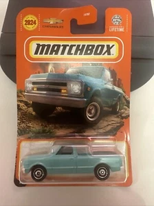 New For 2024 Matchbox Blue 1968 Chevy C10- MBX Adventure Series! - Picture 1 of 3