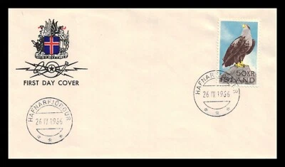 Iceland 1966 FDC, Sea-Eagle. Lot # 6. - Image 1 of 2